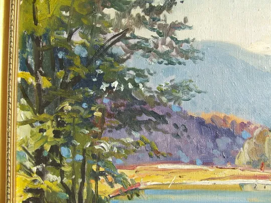 Нар.худ.Укр.Закарпатская школа. Шолтес С. п.о. роз. 70 х 50 см. 1982 р. Ужгород. Де купити