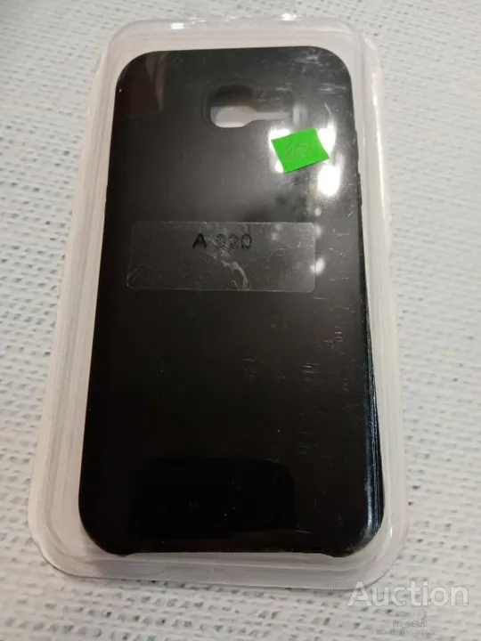 Чехол бампер для Samsung A520 черный силикон Ціна