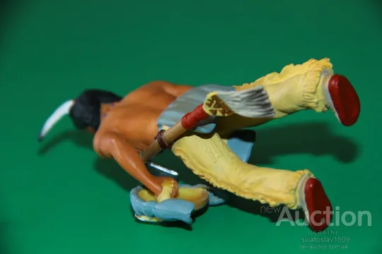 индеец воин Сиу с копьем SCHLEICH ФРГ 90-100мм Де купити