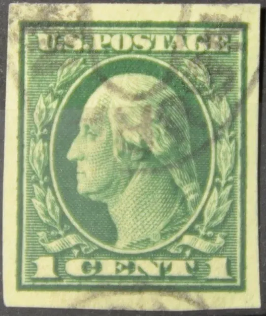 США Вашингтон 1c. 1912 Sc.408 БП Ціна