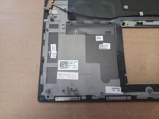номер1056-6 Кришка панель палмрест 00DJYF клавіатура робоча для DELL XPS 17 9720 Precision 5770  топкейс Верхня панель палмрест cover-C оригінал Де купити