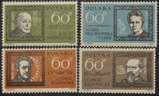 Польша Нобелевские Лауреаты Физика Кюри Ученые Полководцы 1963 Ціна