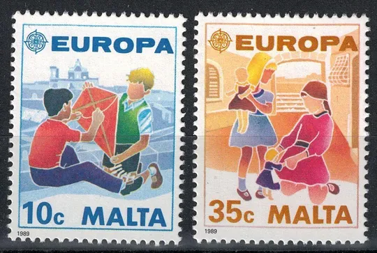Мальта Дети Игрушки Европа СЕПТ 1989 Ціна