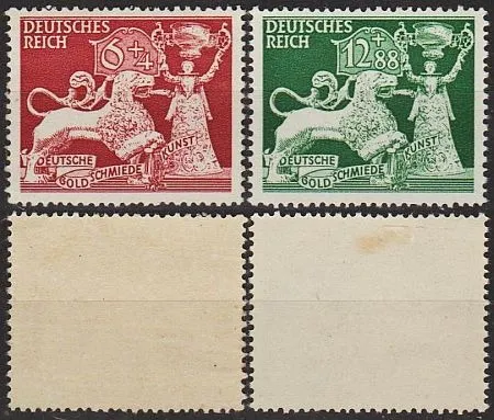 1942 - Рейх - Ювелірне мистецтво Mi.816-17 * Ціна