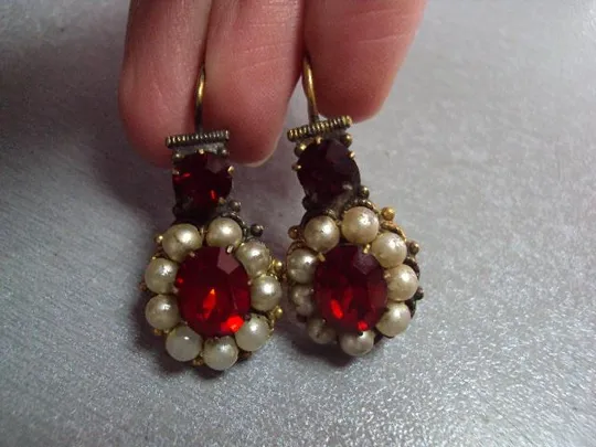 Бижутерия серьги позолота ссср клеймо 6ТЮ Ц4.90К №10499 Ціна