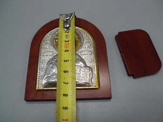 Икона спаситель Иисус Христос иконка серебро 925 проба Laminato Ag Theodora Италия 8,2х6,9 см №13489 Де купити