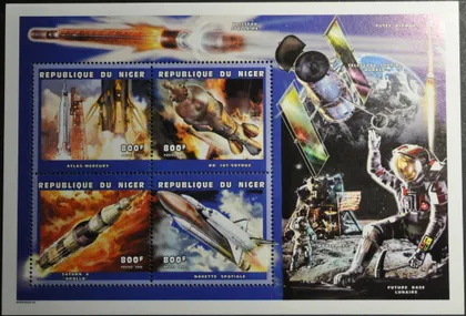 фото, Нигер Космос Аполло-11 Союз 1999