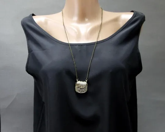 Колье кулон медальон подвес кошелёк бронза китайская бижутерия Інтернет-аукціон