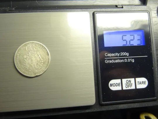 1/4 флоріна 1859 B Австро-Угорщина (новий тип) срібло З аукціону