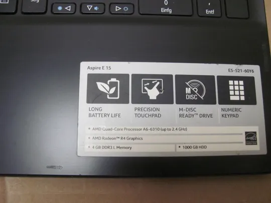 номер0955-15 Кришка панель клавіатура ДОНОР PK130N41A09  MP-10K36D0-6981W  для  Acer Aspire E5-571G E5-571 Acer Aspire E5-571 E5-551 E5-531 E5-521 оригінал Продаж