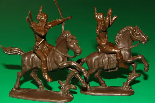 індіанське поселення табір СІУ №1209  индейцы ATLANTIC 60мм ПОВНИЙ НАБІР 5 !! Інтернет-аукціон