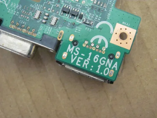 номер0284-20 плата VGA LAN USB MS-16GNA для MSI CR650 A6500 E6313 E6315 MSI A6500 Оригінал Продаж