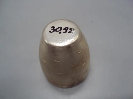 Рюмка стопка мнц посеребрение высота 4 см, диаметр 3,5 см №13746 Інтернет-аукціон