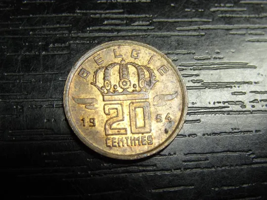 Купити 20 сантимів Бельгія 1954 Belgie