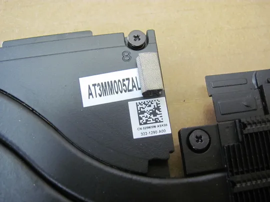 номер0977-14 система охолодження Кулер Охолоджувальний блок Охолоджувальна система Кулери та системи охолодження Охолодження материнської плати cooling system AT3MM005ZAL 028WXW для DELL Precision 7670  оригінал З аукціону