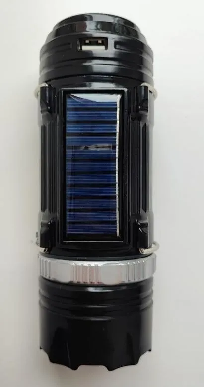 Кемпінговий ліхтар gsh-9688 black  (сонячна панель) Продаж