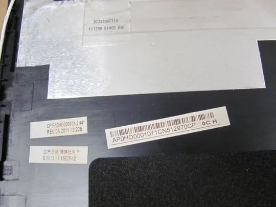 833-3 кришка матриці AP0HO000101  для Acer Aspire 7560 7750G 7750Z 7560G 7750  оригінал Недорого