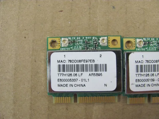 №11-13 Wi-Fi адаптер T77H126.06 LF для SONY VAIO PCG-61611M оригінал З аукціону