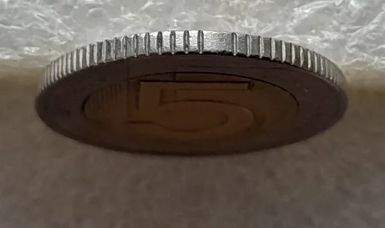 (8082 ря) 5 злотих 2017 Польща (злотий, злоті, злотый, Польша, Polska) невелике зміщення Недорого