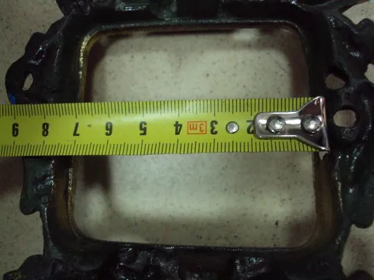 Корпус под часы настольные каминные бронза высота 22,5 см, посадочный под часы 7,3 х 7,5 см №11402 Продаж