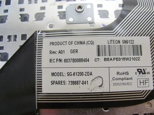 номер0953-7 клавіатура ДОНОР 6037B0088404 738687-041  для HP ProBook 640 G1, 645 G1 оригінал Де купити