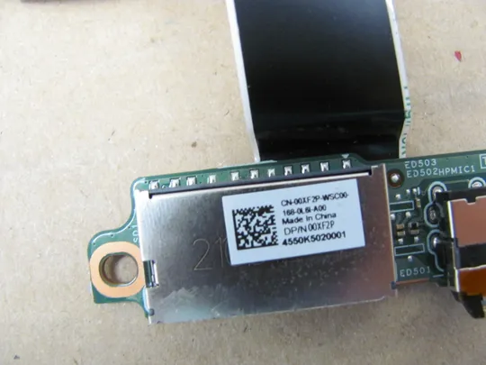 671-19 плата USB AUDIO CARD 450.0K703.0001 0913TK 09D1Y5 00XF2P для Dell Inspiron G5 15 5500 G5 SE 5505 G3 3500 оригінал Інтернет-аукціон