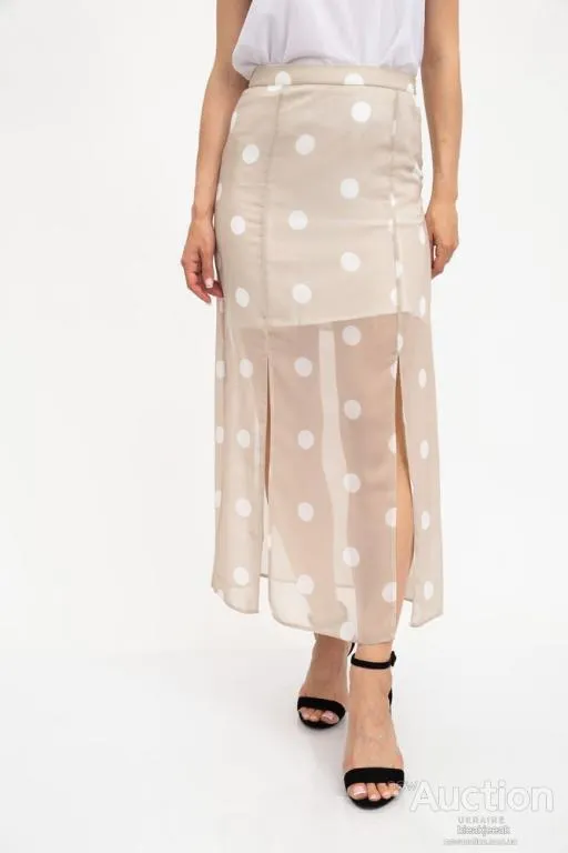 Юбка, цвет бежевый, 117R2017 Ціна