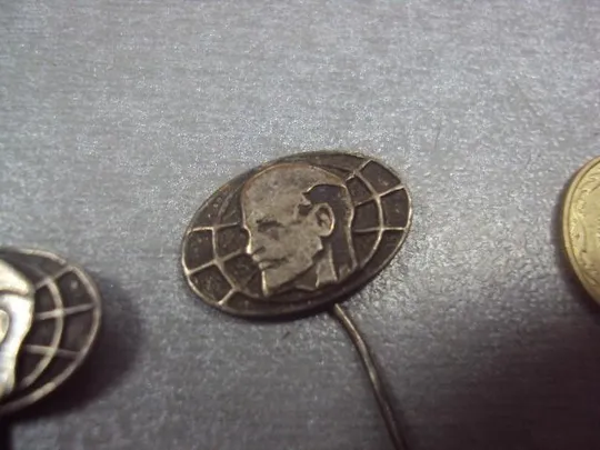 знак ленин земной шар лот 2 шт №5487 Продаж