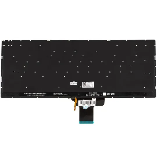 Клавіатура для ноутбука ASUS (X3400, X7400 series), rus, silver, без кадру, підсвічування клавіш (Red Esc) Ціна