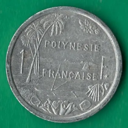 фото, 1 франк 1995 року Французька Полінезія [КВ]