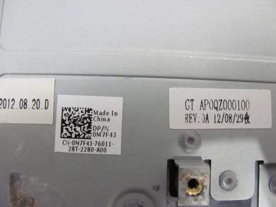 567-4 Кришка панель палмрест та тачпад 0M7F4J AP0QZ000100 для DELL Inspiron 15R 5520, 7520, 5525 оригінал Недорого
