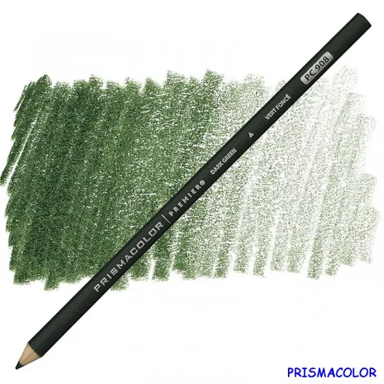 PRISMACOLOR ПОШТУЧНО Темно зеленый карандаш DARK GREEN N 908 Ціна