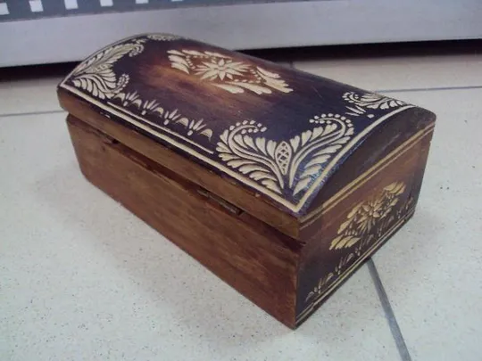 Шкатулка дерево размер 17,6 х 11 см №11138 З аукціону