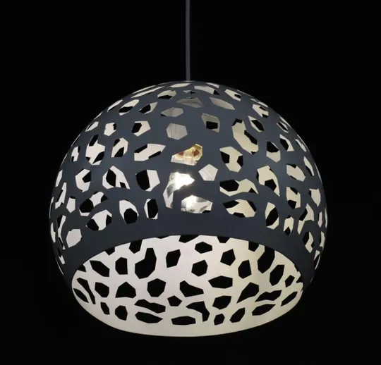 Люстра подвесная на 1 лампочку 27804 Белый 30-200х30х30 см. Продаж