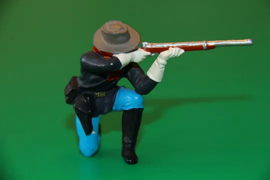 Купити КАВАЛЕРИСТ армії США з карабіном № 7020 ELASTOLIN 70мм ФРГ