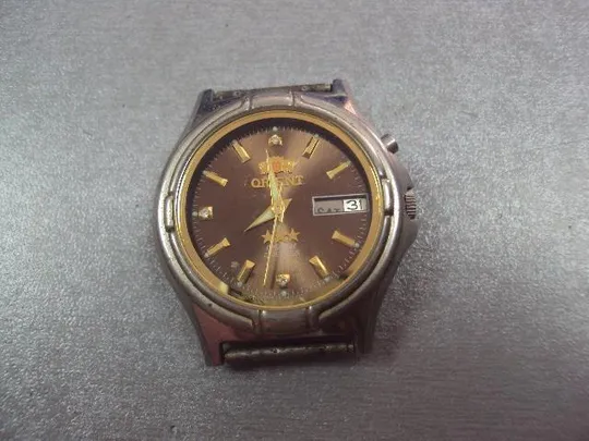 часы наручные мужские Ориент Япония Orient crystal 21 камней с прозрачной крышкой не на ходу №3123 Ціна