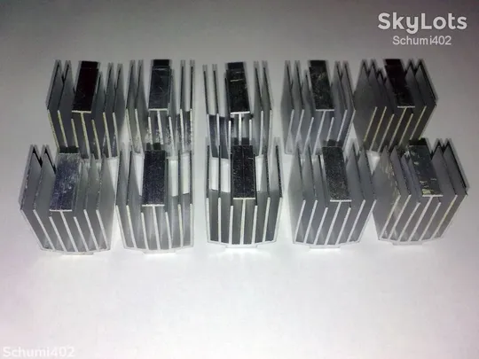 Радіатори алюмінієві 16х17.5х22 10штук Ціна