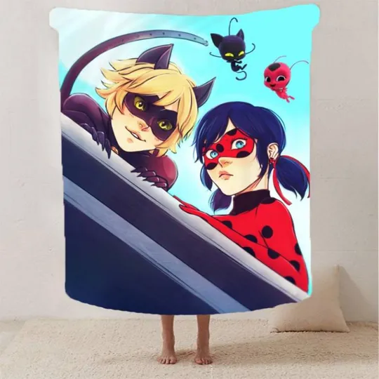 Купити Плед 3D Леди Баг и Супер Кот 2895_B 13257 135х160 см