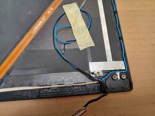 номер1043-6 кришка матриці AQ16Q000600 зі шлейфом web для Lenovo ThinkPad T480S Кришка дисплея Тильна кришка Корпус матриці Верхня кришка matrix cover Top Case LCD Cover Rear Lid Back Cover Housing Cabinet оригінал Продаж