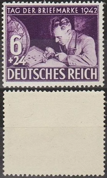 фото, 1942 - Рейх - День марки Mi.811 **