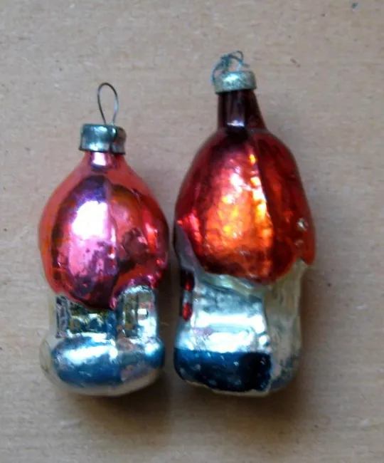 Купити БУДИНОЧОК - ДОМИК = ЯЛИНКОВІ ІГРАШКИ = період СРСР  = 2 шт.