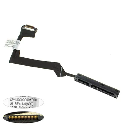 фото, Шлейф жорсткого диска SSD/HDD для ноутбука DELL (Latitude 5400 5401 5402 5405), (0M9XKG dc02c00k000)