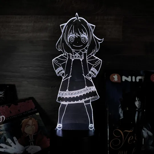 Акриловий світильник-нічник Anya SPY x FAMILY білий tty-n001756 Ціна