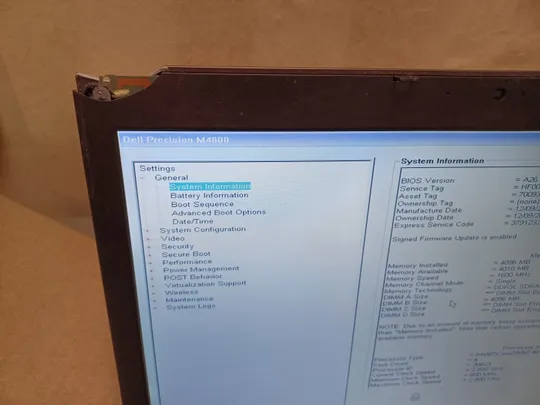 0838 Dell Precision M4800  core  I7-4810mq 4gb  НІМЕЧЧИНА Продаж