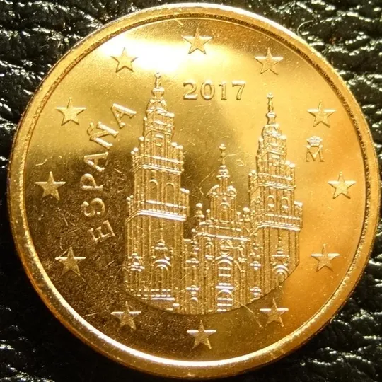 5 євроцентів 2017 Іспанія UNC Ціна