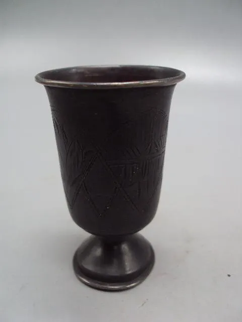 Рюмка стопка серебро 84 проба голова вес 26,85 г высота 6,6 см, диаметр 4,2 см №325 Ціна