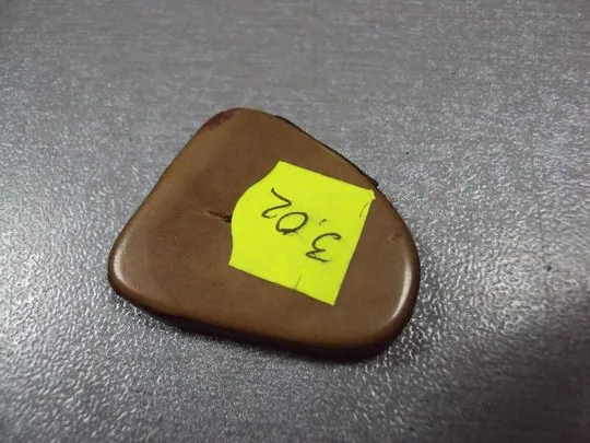 Камень бусина яшма или дерево для ювелирных изделий вес 3,04 г размер 4,5 х 29 х 19 х 24,5 мм №13287 Де купити