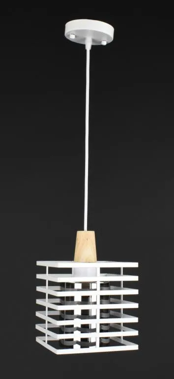 Люстра подвесная LOFT на 1 лампочку 27787 Белый 30-100х16х16 см. Ціна
