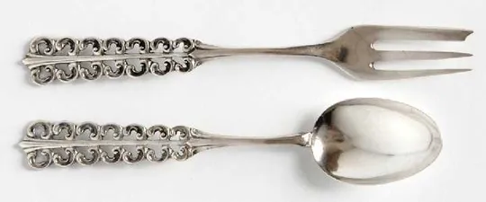 Купити Виделочка і ложечка №2 срібло 800 проба 1910-ті рр. Norway