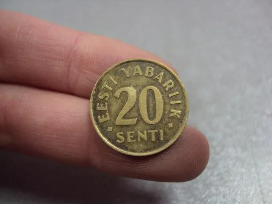 монета эстония 20 сенти 1996 №8488 З аукціону